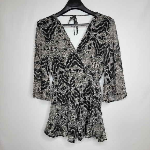 Band of Gypsies Pants - BAND OF GYPSIES Boho Paisley Romper